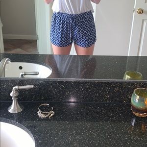Cute Summer Flowy Shorts, Patterned.
